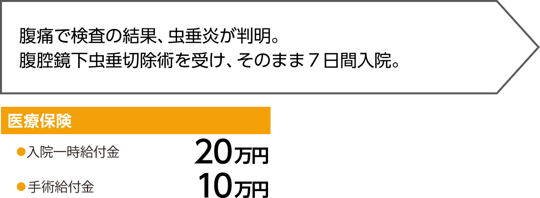 「短期入院」に対するワイドな安心