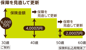 保障を見直して更新