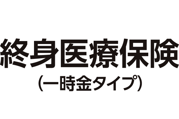 終身医療保険(一時金タイプ)