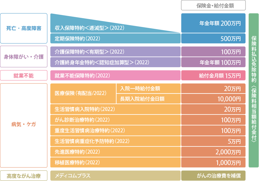 子育て後期に入ったことをきっかけに必要保障額にフィットした効率的な保障へと見直したDさんの場合