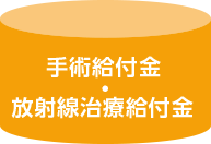 手術給付金・放射線治療給付金